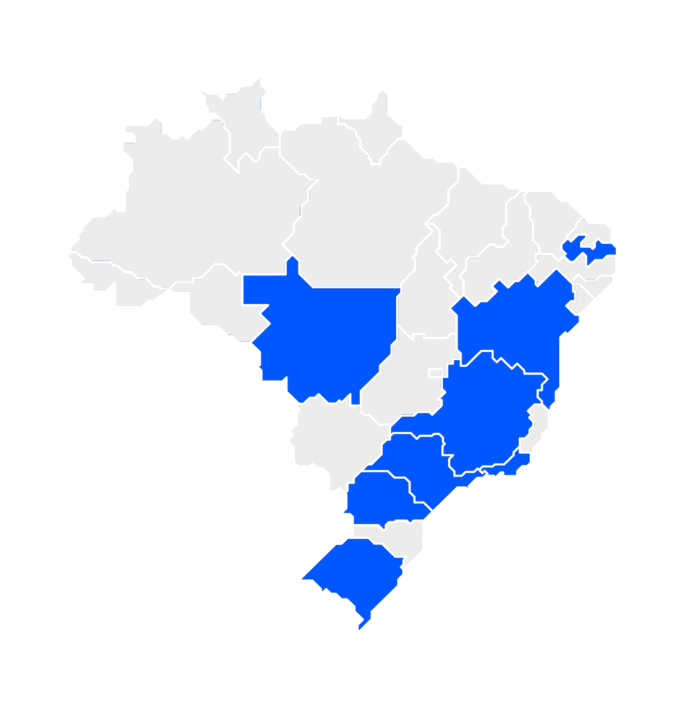 Estados em que estamos presentes